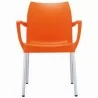Compamia Dolce Resin Outdoor Armchair Orange - Front - Compamia Dolce Resin Outdoor Armchair Orange - Front