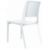Verona Resin Wickerlook Dining Chair - White