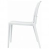 Verona Resin Wickerlook Dining Chair - White