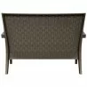 Miami Resin Loveseat - Brown - Miami Resin Loveseat - Brown