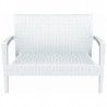 Miami Resin Loveseat - White