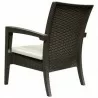 Miami Resin Club Chair - Set of 2 - Brown - Back Angled - Miami Resin Club Chair - Set of 2 - Brown - Back Angled