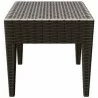 Miami Square Resin Side Table Brown - Miami Square Resin Side Table Brown