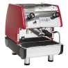 La Pavoni PUB Espresso Machine 1V-R 1 Group Volumetric in Red - Angled