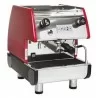 La Pavoni PUB Espresso Machine 1V-R 1 Group Volumetric in Red - Angled - La Pavoni PUB Espresso Machine 1V-R 1 Group Volumetric in Red - Angled