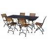 French Café Bistro Folding Table - in set