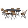 French Café Bistro Folding Table - in set