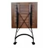 French Café Bistro Folding Table - folded back - French Café Bistro Folding Table - folded back