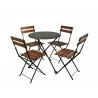 French Café Bistro 3-leg Folding Bistro Table - in Set - French Café Bistro 3-leg Folding Bistro Table - in Set
