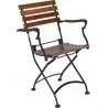 French Café Bistro Folding Armchair - French Café Bistro Folding Armchair