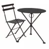 French Café Bistro Folding Side Chair - with table - French Café Bistro Folding Side Chair - with table