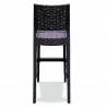 Jamaica Resin Wickerlook Barstool Chair - Front - Brown - Jamaica Resin Wickerlook Barstool Chair - Front - Brown