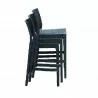 Jamaica Resin Wickerlook Barstool Chair - Side - Brown - Jamaica Resin Wickerlook Barstool Chair - Side - Brown