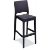 Jamaica Resin Wickerlook Barstool Chair - Angled