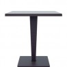 Riva Werzalit Top Square Dining Table Brown 27.5 inch - Front