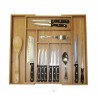 Oceanstar 5 Piece Bamboo Expandable Drawer Utensil Organizer Set - In Set