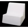 La Fete Check Deep Lounge Chair - Angled - La Fete Check Deep Lounge Chair - Angled