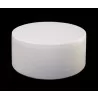 La Fete Puck Round Ottoman - Angled - La Fete Puck Round Ottoman - Angled