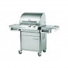Outdoor Greatroom Company 24" Gas Grill with Cabinet in Stainless Steel - Front Side Angle