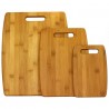 Oceanstar 3-Piece Bamboo Cutting Board Set  - Seperte