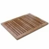 Oceanstar Bamboo Floor and Shower Mat - Angled - Oceanstar Bamboo Floor and Shower Mat - Angled