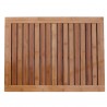 Oceanstar Bamboo Floor and Shower Mat - Top View