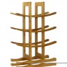 Oceanstar 12-Bottle Natural Bamboo Wine Rack 