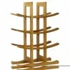 Oceanstar 12-Bottle Natural Bamboo Wine Rack  - Oceanstar 12-Bottle Natural Bamboo Wine Rack 