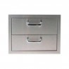 Outdoor Greatroom Company 2 Drawer Storage - Angle