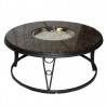 Outdoor Greatroom Company 48" Granite Fire Pit Table - Front Top Angle