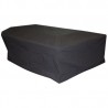 Outdoor Greatroom Company Rectangular Vinyl Cover for Uptown Fire Pit - Angle