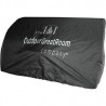 Outdoor Greatroom Company Premium Black Vinyl Cover - Island 24" Gas Grill Head - Angle
