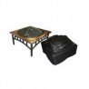Outdoor Greatroom Company Square Vinyl Cover for Colonial 4242 Fire Pit  - Lifestyle