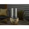 Outdoor Greatroom Company Ledgestone Fire Pit - Venturi Flame - Lifestyle