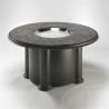Outdoor Greatroom Company 48 Inch Grand Colonial Fire Pit Table - Granite - Front Angle