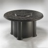 Outdoor Greatroom Company 48 Inch Grand Colonial Fire Pit Table - Granite - Covered