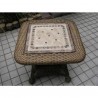Outdoor Greatroom Company End Table w/Aldon-Sealed Stone Top *Non Stackable - Lifestyle