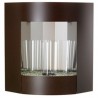 Outdoor Greatroom Company "Inspiration" Wall Hanging Gel Fireplace - Angle