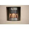 Outdoor Greatroom Company Inspiration - Gel Fuel Fireplace - Lit
