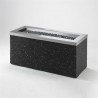 Outdoor Greatroom Company Key Largo Linear Burner Design Fire Pit - Front Side Angle
