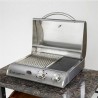 Outdoor Greatroom Company Cook Number Legacy 2 - Stainless Steel 20" Electric Convection Grill - Front Side Angle