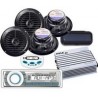 Outdoor Greatroom Company MP3 / Radio - Wired to 4 Speakers - Angle