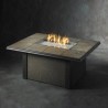 Outdoor Greatroom Company Napa Valley Rectangular Fire Pit Table - Lit