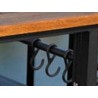 Outdoor Greatroom Company Bistro 36" Cabinet w/ Wood Top & Doors - Angle