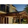 Outdoor Greatroom Company Metal Roof for Lodge II Pergola - Lifestyle