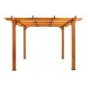 Outdoor Greatroom Company Sierra 10 Pergola - Redwood - Front Angle