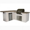 Outdoor Greatroom Company St. Anthony "L" Shaped Outdoor Kitchen - Lifestyle