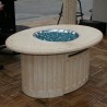Outdoor Greatroom Company Tuscany Fire Pit - Front Side Angle