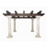 Outdoor Greatroom Company Tuscany II Pergola - Front Angle