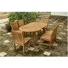 Anderson Teak Sahara 7-Piece Dining Chair and Bahama Oval 79" Exension Outdoor Dining Set 1 - Anderson Teak Sahara 7-Piece Dining Chair and Bahama Oval 79" Exension Outdoor Dining Set 1